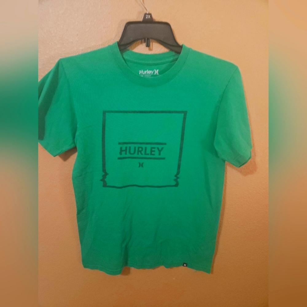 HURLEY box logo mens shirt